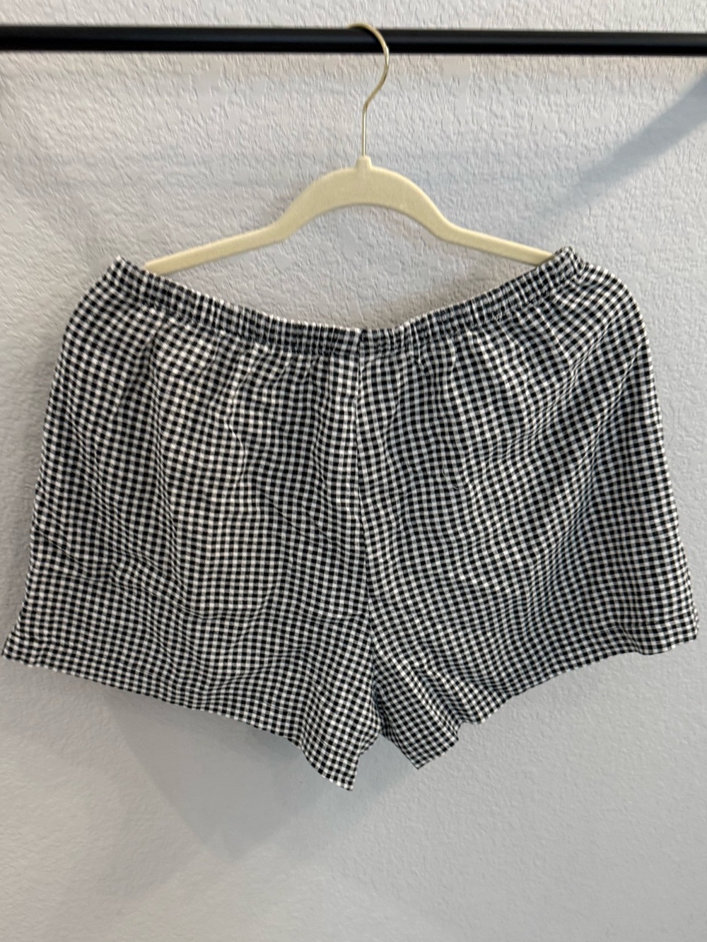a new day Black & White Gingham Lounge Top - Picture 6 of 7